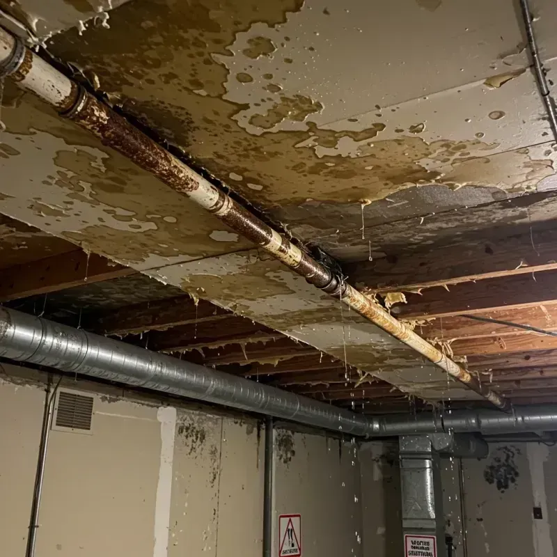 Ceiling Water Damage Repair in New California, OH